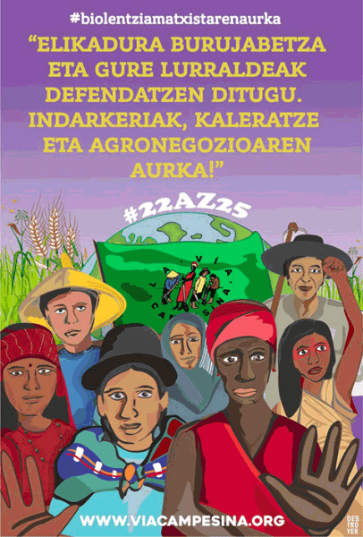 Defendemos la soberanía alimentaria y nuestros territorios. ¡Contra las violencias, los despidos y el agronegocio!