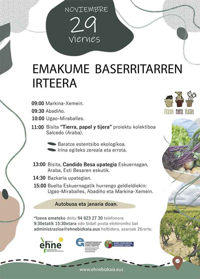azaroak 20 irteera araba kartela eusk